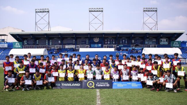 โครงการค้นป่าหาช้างเผือก FIFA TDS Talent ID 2026 เลกแรก ที่ นครปฐม และ ชลบุรี