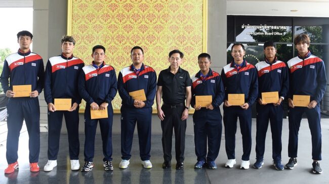 สุชัย” ตบรางวัลทีมเดวิสคัพไทยลิ่วเวิลด์กรุ๊ป 2 เป้าหมายต่อไปหวังเห็นเหรียญเอเชี่ยนเกมส์ที่ญี่ปุ่น