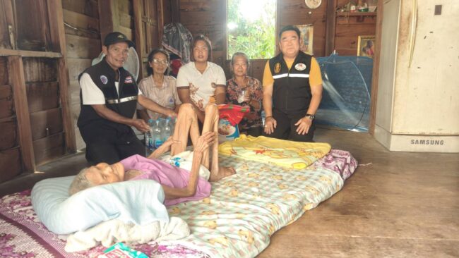 เยี่ยมผู้ป่วยติดเตียงวัย 88 ปี