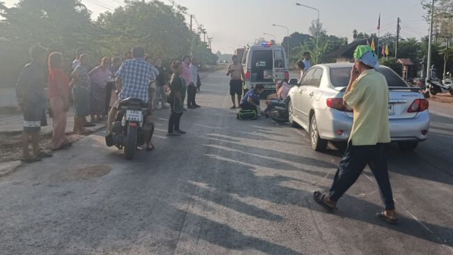 สาวใหญ่หวิดดับ