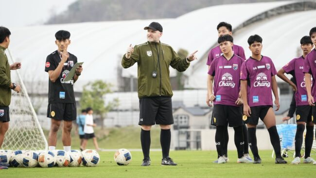 ประกาศ : รายชื่อ 34 แข้ง ฟุตบอลชายทีมชาติไทย U17 เก็บตัวฝึกซ้อม เตรียมลุยศึกชิงแชมป์เอเชีย 2026
