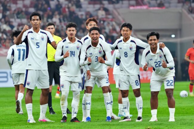 ทีมชาติไทย U23 เสมอ จีน U23 2-2 ประเดิมศึก CFA Youth Tournament Xi’an