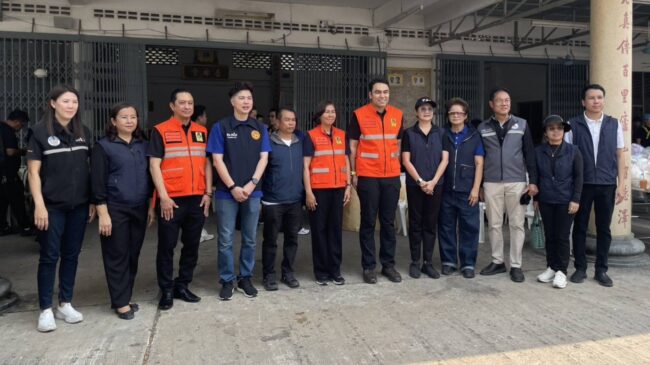 รมช. เจศรษฐ์ ช่วยไฟไหม้