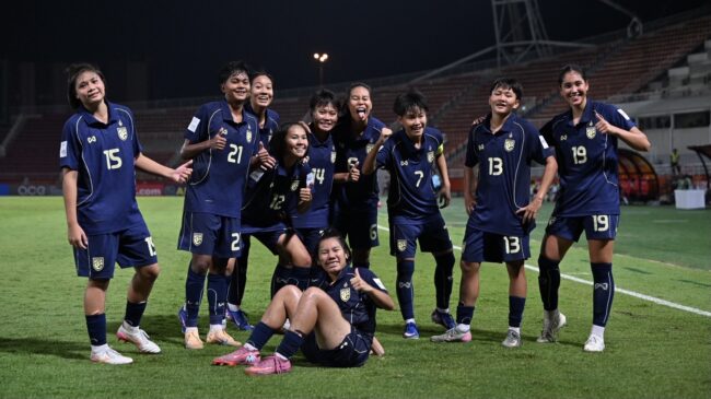 ฟุตบอลหญิงไทย U20 แซงชนะ บังกลาเทศ U20 3-2 คว้าสามแต้มประเดิมศึกชิงแชมป์เอเชีย 2026