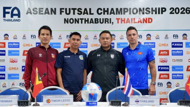 “โค้ชหมี” ลั่นเป้าหมายเดียวคือแชมป์อาเซียน 2026 ควบคู่ไปกับการสร้างเยาวชน