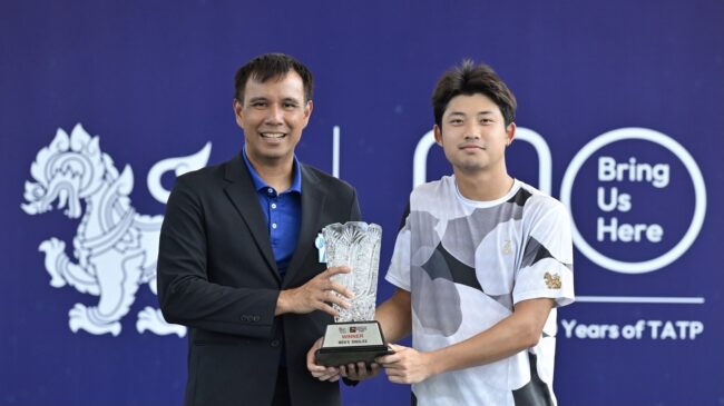 ฐานทัพ“ ล้มมือ 1 พลิกคว้าแชมป์เปิดฉากฤดูกาลเทนนิส TATP TOUR 2026