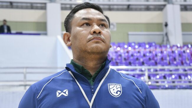 “รักษ์พล สายเนตรงาม” ให้สัมภาษณ์หลังการแข่งขันฟุตซอลชิงแชมป์อาเซียน 2026 นัดแรก