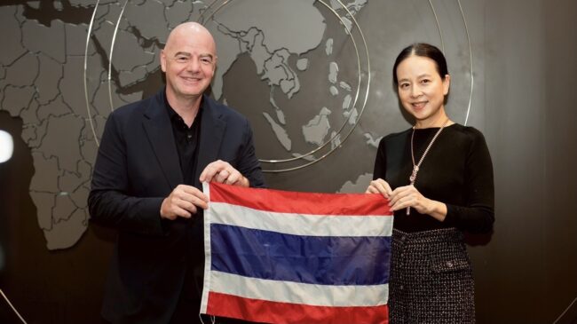 ประธานฟีฟ่า ชื่นชม สมาคมกีฬาฟุตบอลแห่งประเทศไทยฯ