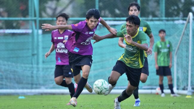 ทีมชาติไทย U17 อุ่นเครื่องทดสอบทีมกับ นอร์ทกรุงเทพ เตรียมทีมลุยชิงแชมป์เอเชีย ที่ซาอุฯ