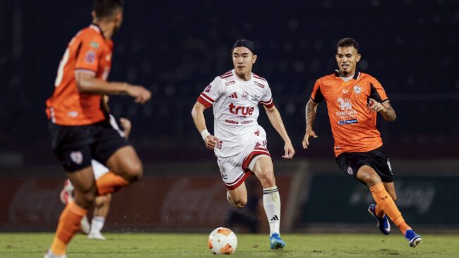 แข้งเทพ บุกมาพ่าย สิงห์ เชียงราย ยูไนเต็ด 2-0