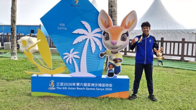 สร้างประวัติศาสตร์ วินด์เซิร์ฟ ปลื้ม วชิรวิทย์ คว้าเหรียญรางวัลแรกในรอบ 12 ปี