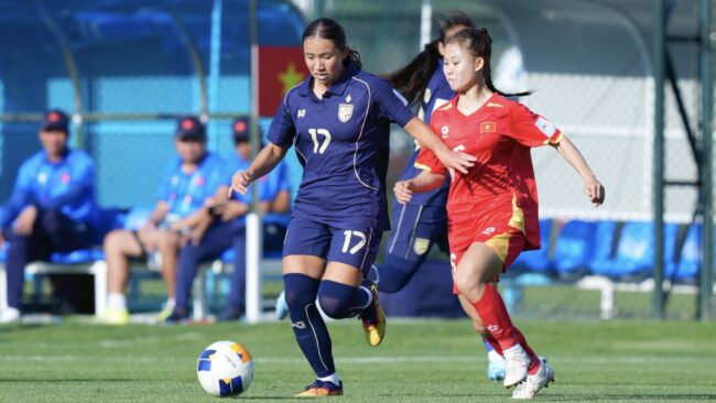 ชบาแก้ว U17 เสมอ เวียดนาม 2-2 ประเดิมศึกฟุตบอลหญิงชิงแชมป์เอเชีย U17
