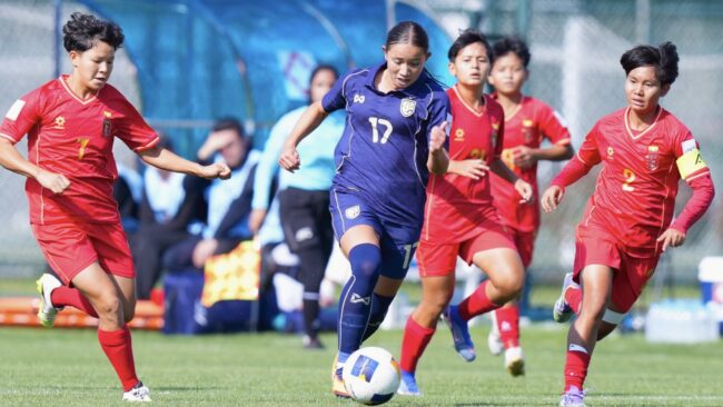 ฟุตบอลหญิงไทย U17 ชนะ เมียนมา U17 1-0 จ่อเข้ารอบน็อคเอาท์ ชิงแชมป์เอเชีย