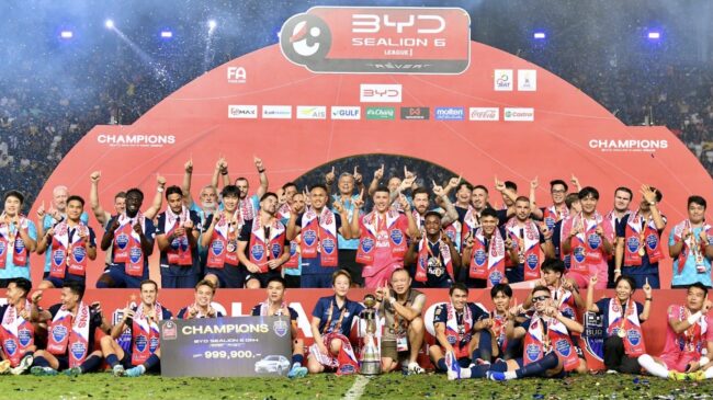 บุรีรัมย์ ยูไนเต็ด” คว้าแชมป์ “BYD Sealion6 League 1” ฤดูกาล 2025/26 พร้อมเงินรางวัล 10 ล้านบาท