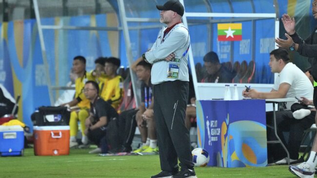 มาร์โค ก็อคเคิล” ให้สัมภาษณ์หลังการแข่งขันฟุตบอลชิงแชมป์เอเชียรุ่นอายุไม่เกิน 17 ปี นัดที่สาม