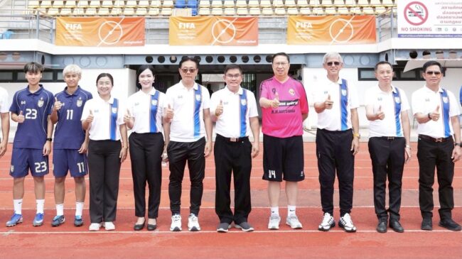 สมาคมฯ ร่วมกับสมาคมกีฬาแห่งจังหวัดนครพนม จัดกิจกรรม FIFA Women’s Football Campaign 2026 ที่จังหวัด นครพนม