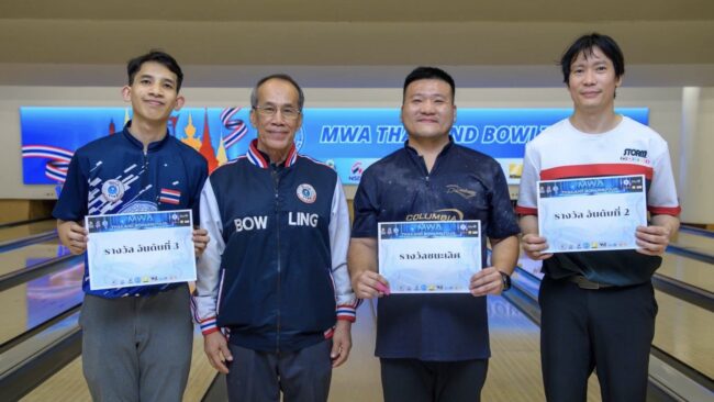 รัฐณพัฒน์ คว้าแชมป์ไทยแลนด์ โบว์ลิ่งทัวร์ สนาม 2