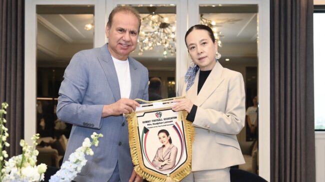 ต้อนรับรองประธาน ส.ฟุตบอลฯคูเวต