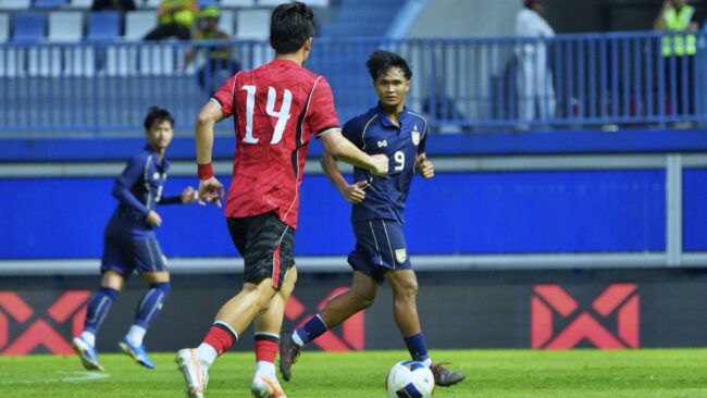 ทีมชาติไทย U23 พ่าย เกาหลีใต้ U23 2-3 ศึกอุ่นเครื่องฟีฟ่า เดย์ เดือนมิถุนายน