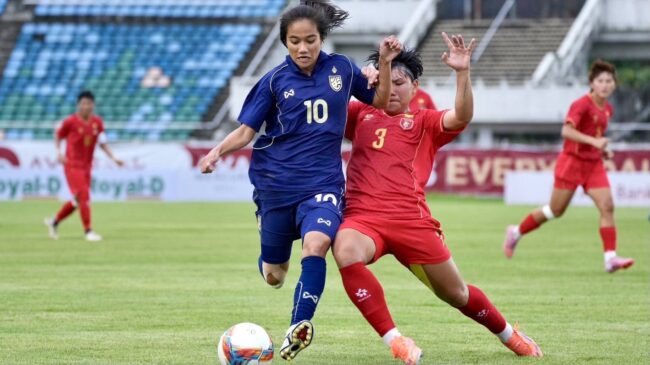 ฟุตบอลหญิงไทย เสมอ เมียนมา 1-1 คว้าแชมป์ศึกอุ่นเครื่องฟีฟ่า เดย์