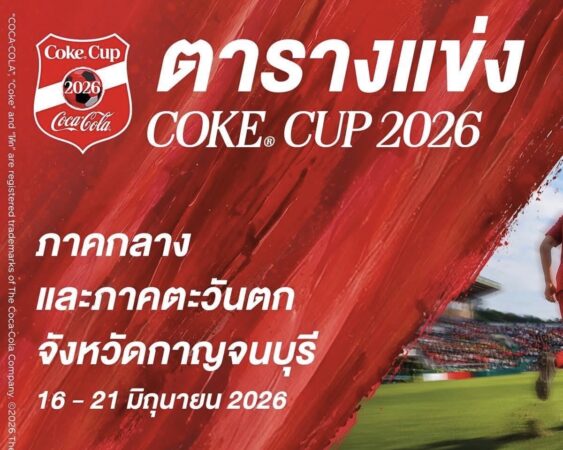 โค้ก คัพ U17 โซนภาคกลางและตะวันตก คัด 2 ทีมตัวแทนลุยรอบชิงแชมป์ประเทศไทย คิกออฟ 16-21 มิ.ย. นี้