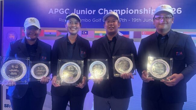 กอล์ฟทีมชาติไทยกวาด 4 รางวัล เอเชีย-แปซิฟิก ที่ศรีลังกา