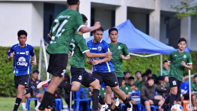 ทีมชาติไทย U17 อุ่นเครื่องทดสอบทีมแคมป์แรกกับ โรงเรียนวัดสุทธิวราราม