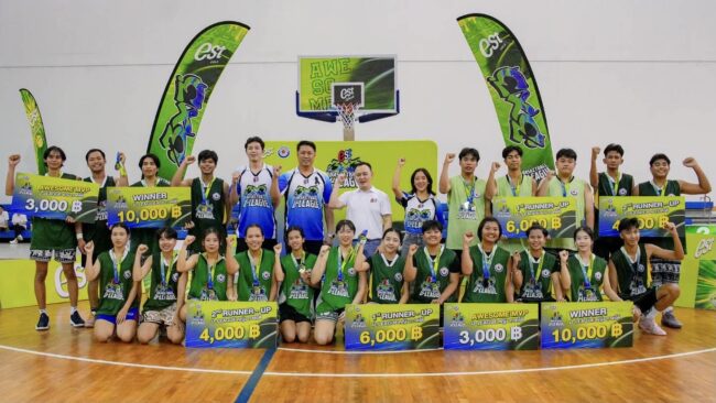 หนุ่มม.ทักษิณ- สาวมรภ.นครฯ แชมป์ ศึก บาสฯภาคใต้ est 3×3ยูลีก