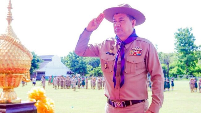 ลูกเสือไตรตรึงษ์รวมใจ สวนสนามอย่างเข้มแข็ง