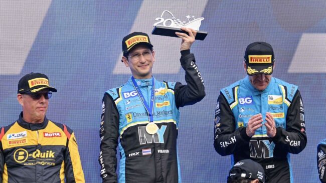 สิงห์ มอเตอร์สปอร์ตฯ เปิดหัวสวย! วรวุฒิ-คาร์โล คว้าชัย GT3 ที่บางแสน