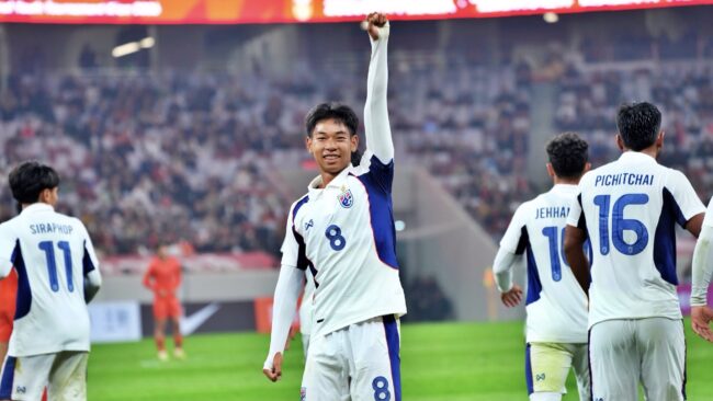 “ชวัลวิทย์ แซ่เล้า” ริมเส้นทีมชาติไทย ชุดใหญ่ หวังเป็นแรงบันดาลใจแข้งลีกรอง
