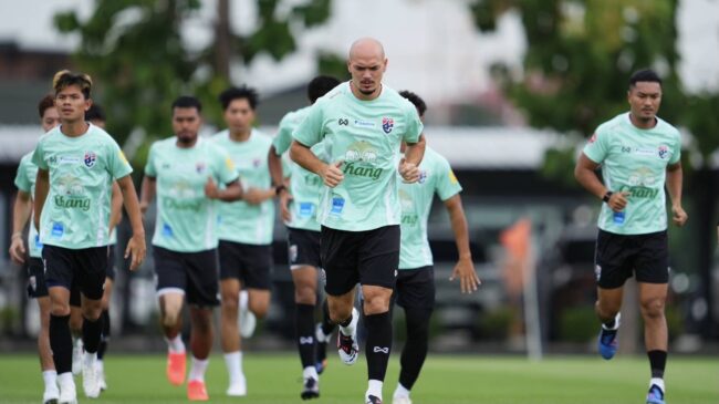 ทีมชาติไทย ซ้อมเข้มต่อเนื่อง