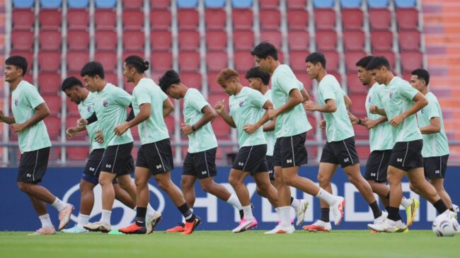ทีมชาติไทย ซ้อมที่ราชมังฯก่อนเผชิญหน้า มาเลเซีย ศึกอาเซียน คัพ 2026 นัดที่สอง
