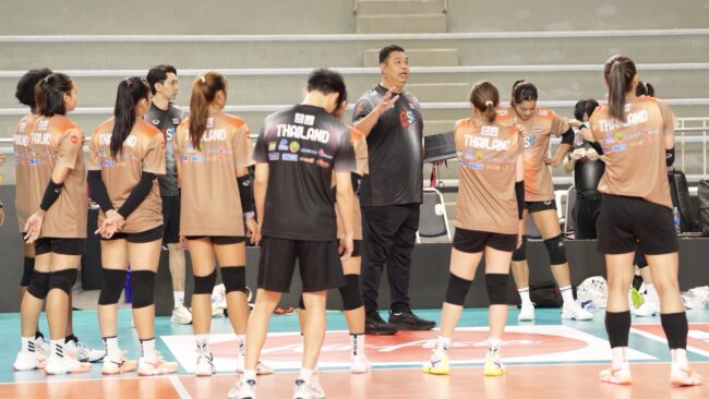 นักตบสาวไทย ซ้อมครั้งแรกที่เชียงใหม่