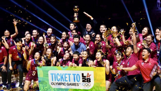 สาวไทยสุดยอดคว่ำจีน คว้าแชมป์เอเชีย สร้างประวัติศาสตร์ไปโอลิมปิคครั้งแรก