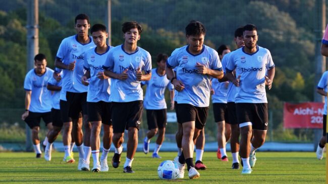 ฟุตบอลชายเอเชียนเกมส์ ซ้อมต่อเนื่อง เตรียมเจอจีน รอบ 8 เอเชียน เกมส์,