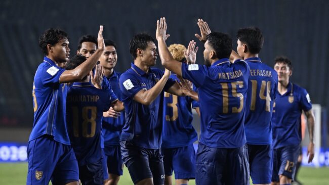ทีมชาติไทย รั้งอันดับ 93 ของโลก ฟีฟ่า แรงกิ้ง เดือน ตุลาคม 2569
