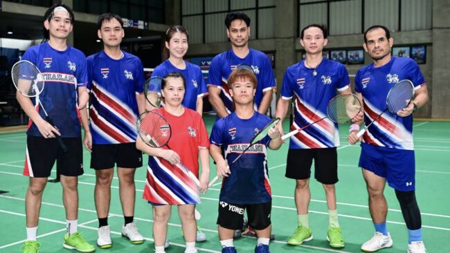 แบดมินตันพาราไทย 12 คน พร้อมลุยเอเชียนพาราเกมส์ที่ญี่ปุ่น