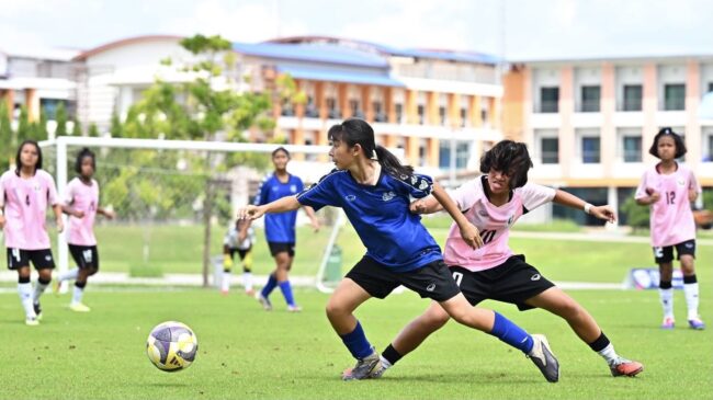 ใจฟ้า อคาเดมี ดวล รร.กีฬานครศรีฯ ชิงแชมป์ FA Thailand G15 Women’s Football Series 2026