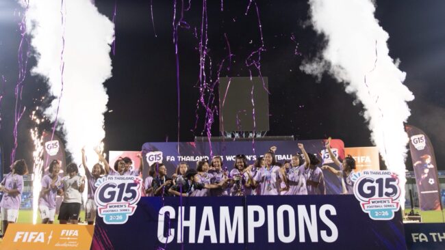 คว้าแชมป์ FA Thailand G15 Women’s Football Series 2026