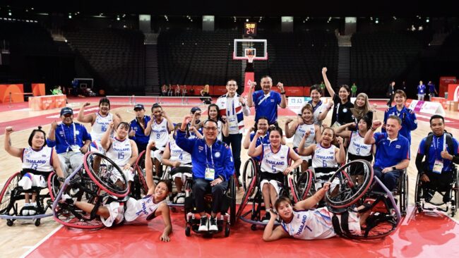 วีลแชร์บาสเกตบอลหญิงไทยคว้าเหรียญทองแดง เอเชียนพาราเกมส์ 2026