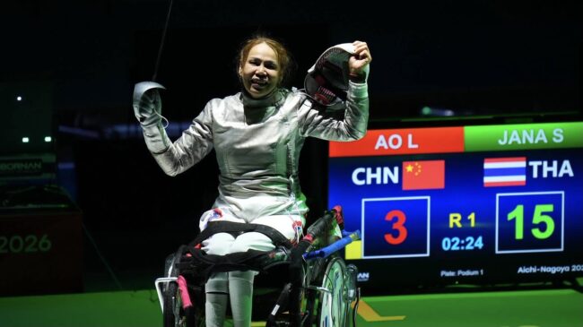 “แวว” สายสุนีย์ จ๊ะนะ คว้าเหรียญทองวีลแชร์ฟันดาบ เอเชียนพาราเกมส์ 2026