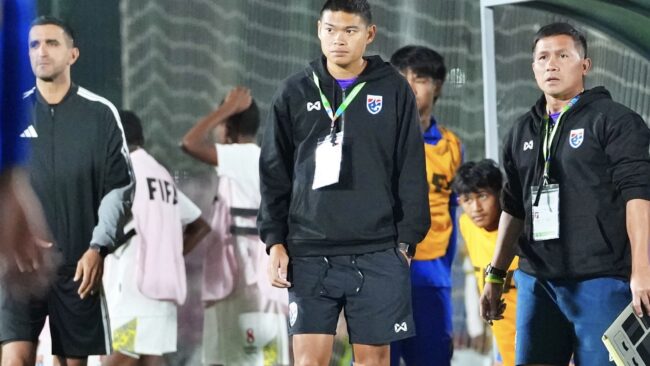 กันตพล เลิศล้ำสกุลการ ให้สัมภาษณ์หลังการแข่งขัน