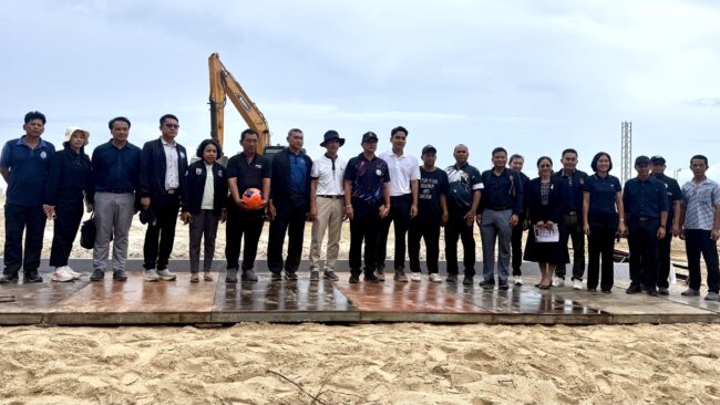 พังงา เร่งเตรียมสนาม AFC Beach Soccer Asian Cup Thailand 2026